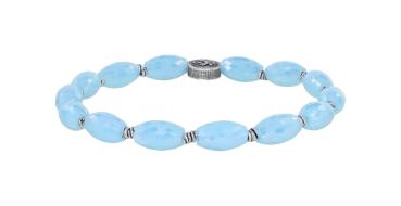 hellblau - Petit Glamour d'Afrique - Armband von Konplott